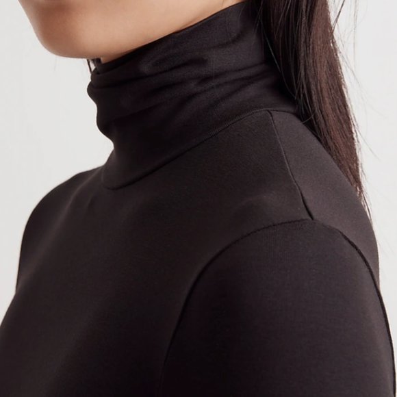 Madewell Turtleneck Bodysuit True Black - Picture 6 of 7